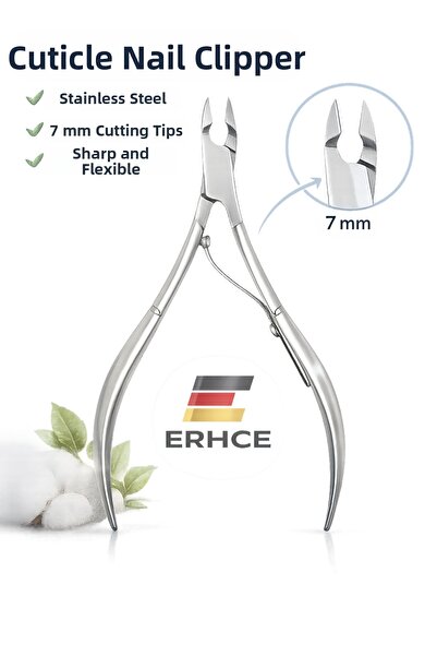 ERHCE Cuticle Nipper Professional Manicure - Pliers for Cutting Cuticles Arou...