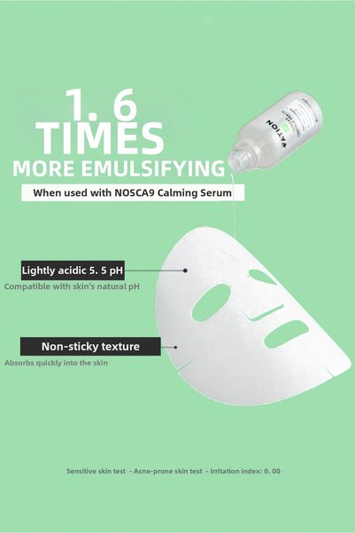 Fation Nosca9 Calming Serum Mask Patented Ceramide Np + Centella Asiatica Complex |   Calming Mask for Sensitive Skin, 25ml