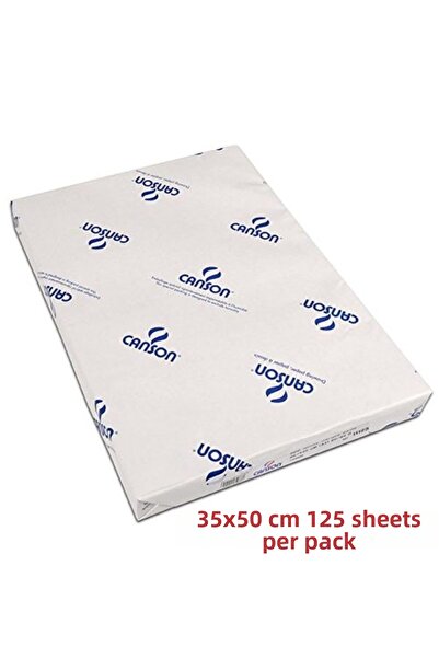 Canson 1557 Dessin Ja White Painting/Drawing Paper 200 Gr. 35X50 Cm. 125-Pack