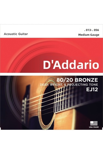 Daddario Set de corzi acustice medii Ej12