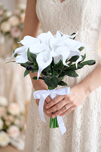 Yapay Çiçek Deposu Aegean Wind Bridal Bouquet Set of 2