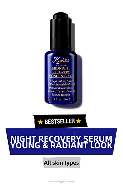 Kiehl's سيروم للعناية بالوجه لإصلاح وتفتيح البشرة مناسب للاستخدام الليلي 30 مل