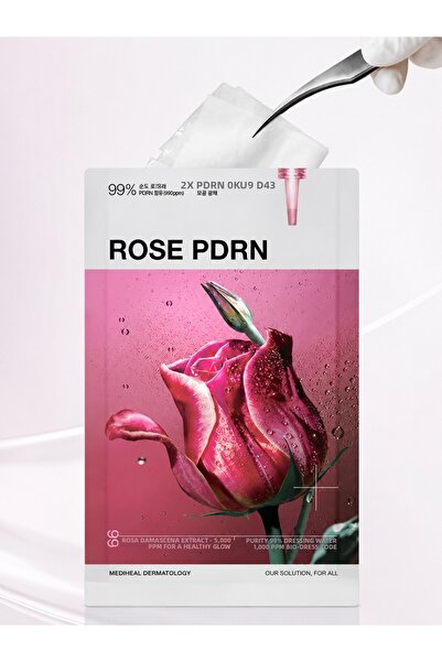 Mediheal Rose Pdrn Essential Mask 24ml – Brightening and Intensely Moisturizi...