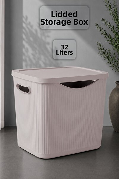 Meleni Home 32Lt Multi-Purpose Storage Box - Decorative In-Cabinet Organizer ...