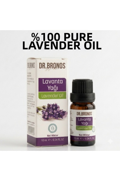 Dr.Bronos Hmd Herbal 100% Pure Lavender Oil 10 ml - Natural Essential Aromath...