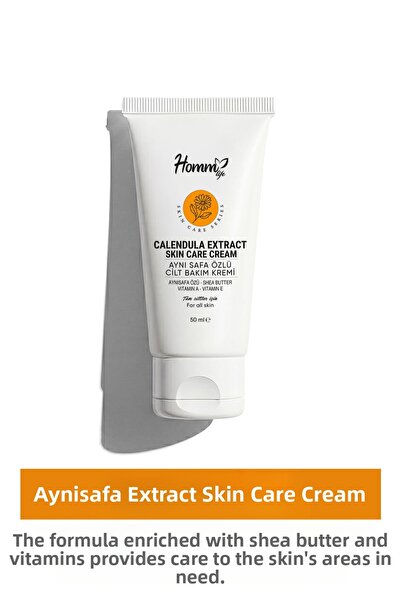 homm Calendula Extract Moisturizing Skin Care Cream Vitamin a & E 50 ml