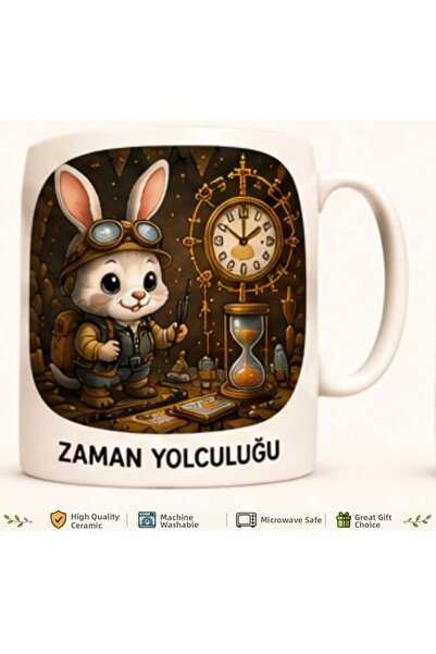 Rana İkra Art Rabbit Time Travel Mug