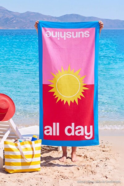 TRENDYOLMİLLA HOME Mehrfarbiges Strandtuch TPHSS26PH00009