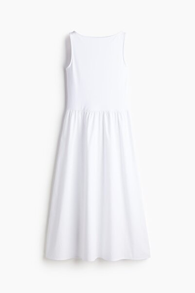 H&M Kloş Etekli Kolsuz Elbise