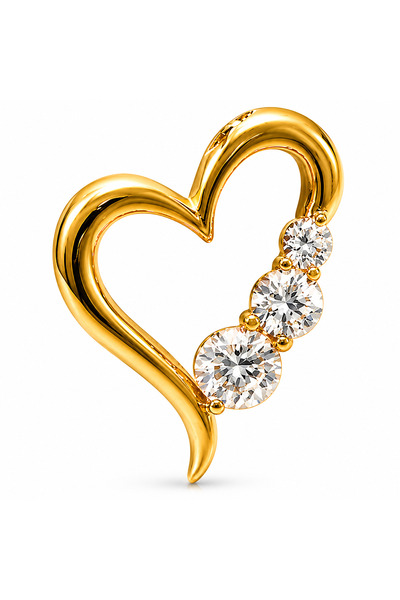 Öz gold plated 18К позлатено колие – Елегантна кристална висулка, Премиум под...