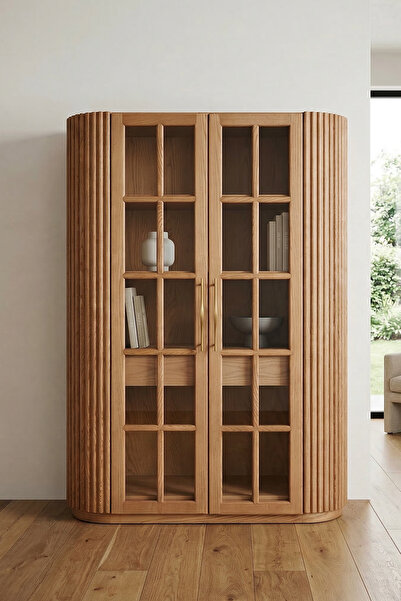 Latanwood Majesty Ahşap Büfe & Vitrin
