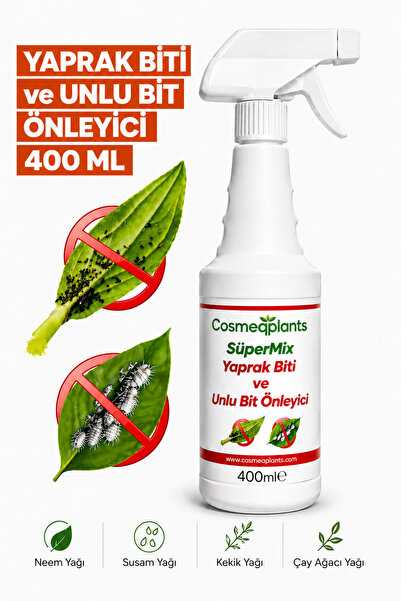 cosmeqplants Yaprak Biti Ve Unlu Bit Önleyici Doğal Solüsyon - 400 ml