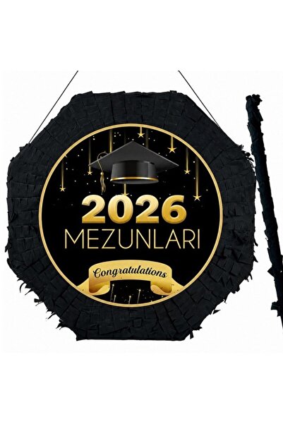 Parti Dükkanım Mezuniyet Pinyata 42 cm + Sopası