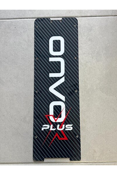 bisiklet dünyam Scooter Deck Standart Vida Delikli 3MM Onvo 12X/13X Plus Karbon Kırmızı
