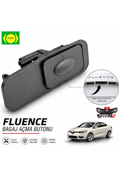 NEIMAN Renault Fluence Bagaj Kilit Açma Butonu - Yerli Üretim 906061562R Uyum...