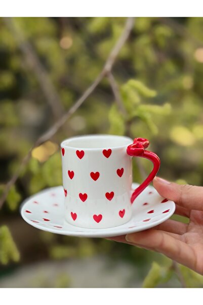 Ulus Home Mien 2-Person Amore Porcelain Coffee Cup Set