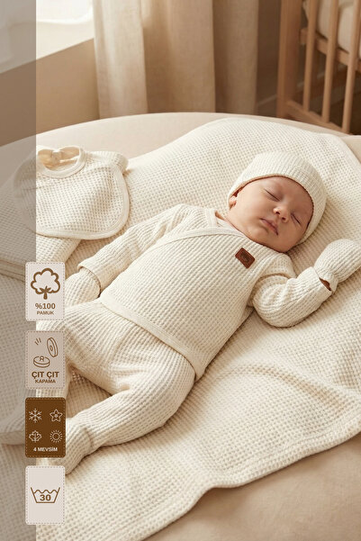 Minory Baby - 100% Cotton 7-Piece Hospital Discharge Set |   Newborn Set of 7...