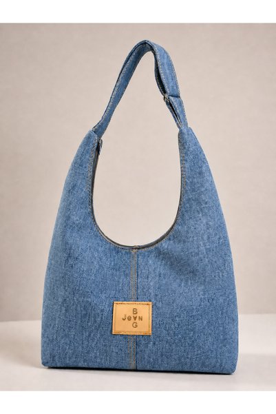 NARRATİVA Women's Denim Shoulder Bag Daily Use Jean Bag