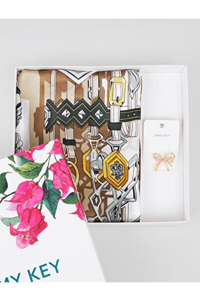 Jimmy Key Karışık Modern Desenli Elegan Set
