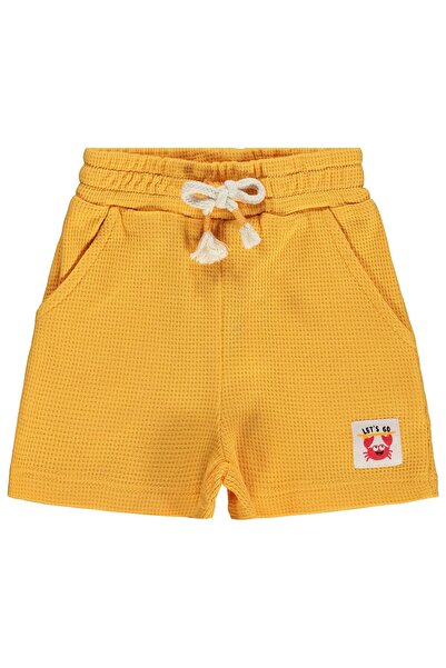 Civil Baby Waffle 3-12 Ay Şort - Hardal