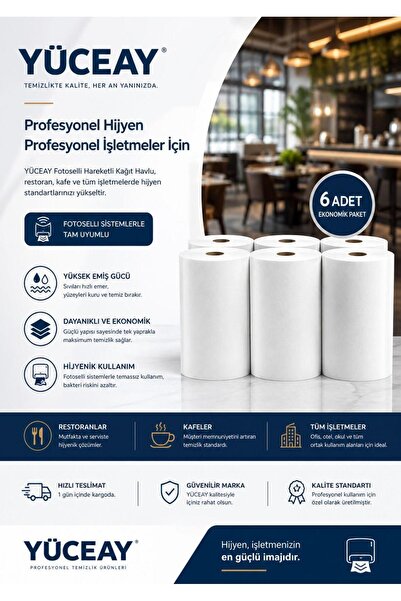 YÜCEAY Fotoselli Hareketli Kağıt Havlu ( 2,5 kg )