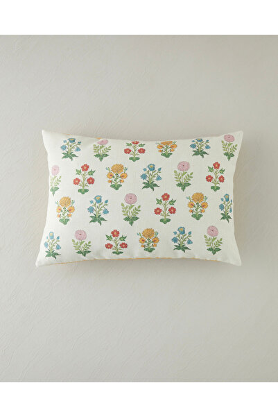 English Home Colorful Flowers Dolgulu Kırlent 35x50 cm Multicolor