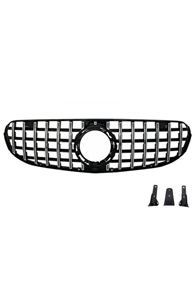 tuningset Grilă centrală față compatibilă cu Mercedes GLC X253 C253 Facelift ...