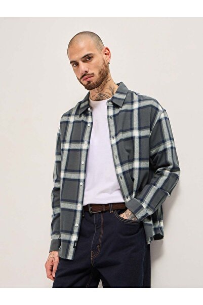 The Bear House Men's long Sleeve Shirt, breathable, soft comfort Fabric