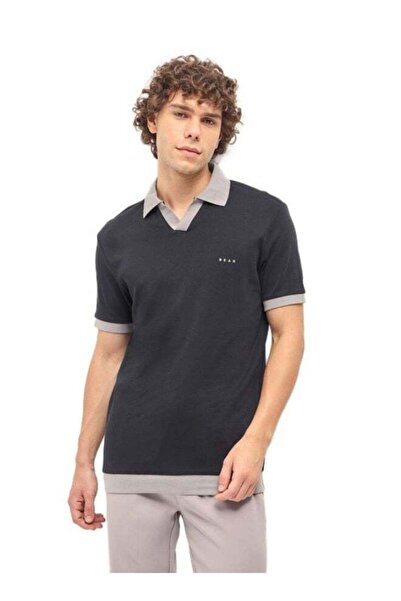 The Bear House Men's Polo T-shirt Regular Fit, Soft & Breathable, Perfect For...