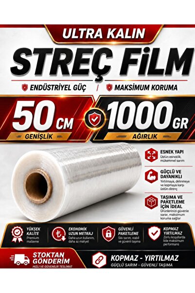 Kullanatsepetim Ultra Mega Büyük Boy Eşya Mobilya Sarma Koruma Ambalaj Streci...