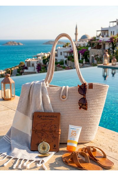 cott land Beach Bag Supla Cord Rope Handmade