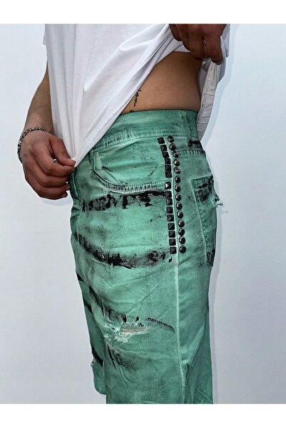 HerTon Street Style Hafif Esnek Erkek Jean Şort