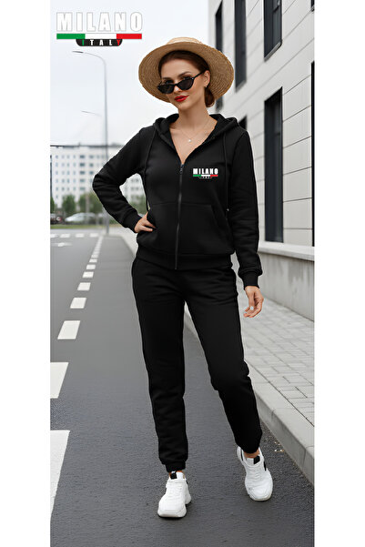 HOFFNUNG Unisex Casual Tracksuit Set Outdoor Full Zip