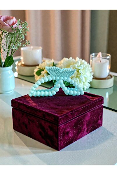 Pravalia Magica Soft butterfly hair clip - Blue - 3D design with pearl detail...