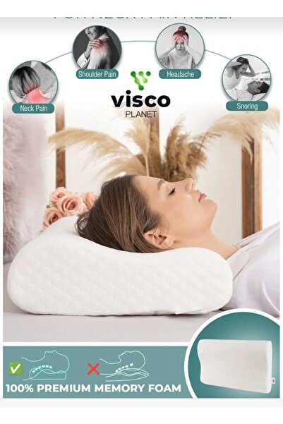 ce home collectıon Visco Ortopedik Boyun ve Omurga Desteklİ YastıK 30x50x10 c...