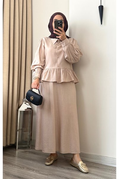 MERİÇ BOUTİQUE Festive Skirt and Shirt Set