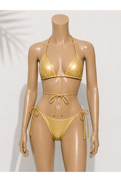 Maser Gold Shine Üçgen Bikini Takımı