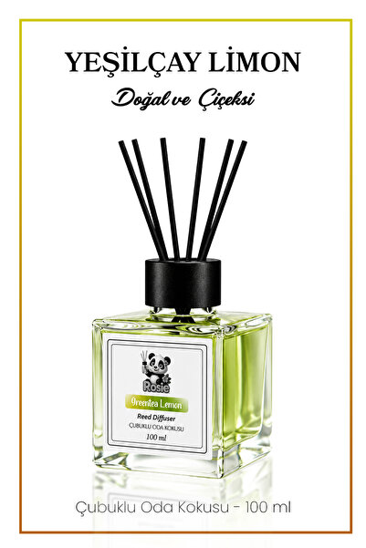 Rosie Yeşilçay Limon Çubuklu Oda Kokusu 100 ml