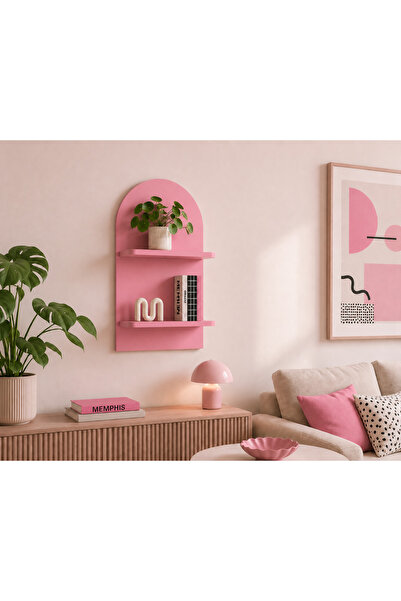 MUYSHA muyshahome renkli raf-dekoratif raf-pembe-(45x60 cm)