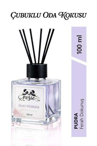 Rosie Pudra Oda Kokusu 100 ml Çubuklu Reed Diffuser | Bebek Pudrası Ferahlığı...