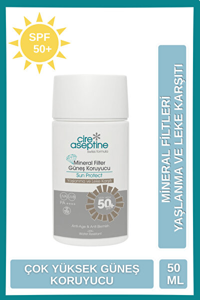CIRE ASEPTINE واقي شمسي مرشح معدني للشيخوخة والعيوب 50 SPF 50 مل
