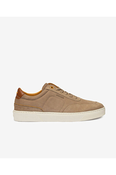 Greyder Erkek Vizon Hakiki Deri Sneaker Ayakkabı 4Y1SA17421