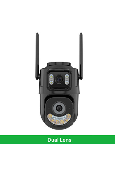 Choice EU Plug Dual Lens WONSDAR IP Camera Outdoor Three-Lens External WiFi C...