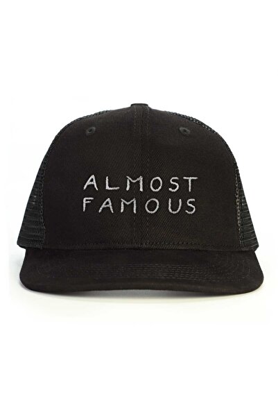 T-FUNNY قبعة سناپ باك سوداء من ALMOST FAMOUS