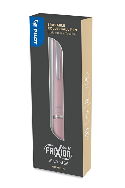 Pilot Roller Frixion Clicker Zone 0.7 mm roz + cutie cadou