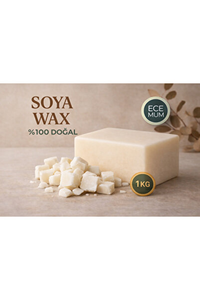 MUM Doğal Soya Wax (Soya Mumu Hammaddesi) 1 Kg