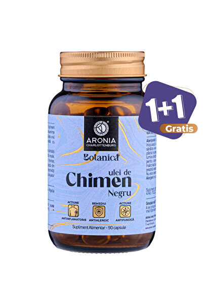 Aronia Charlottenburg Ulei de Chimen Negru Premium Vegan —90 capsule. proprie...
