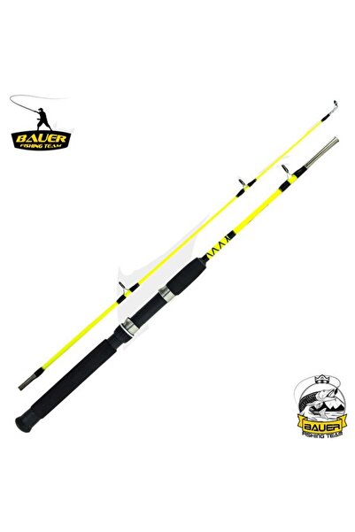 BAUER İki Parça Dolgu Olta Kamışı - Boat Jig - 240 cm 75/150 gr -