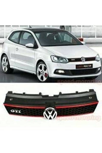 OEM AUTOGP Vw Polo 6r gti ön panjur ızgara kırmızı şeritli 2009+