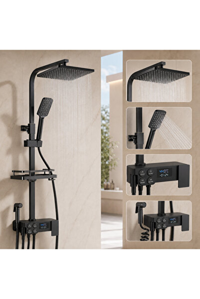 SMART GADGETS C&A Coloană de duș inteligentă cu afișaj LED, control termostat...